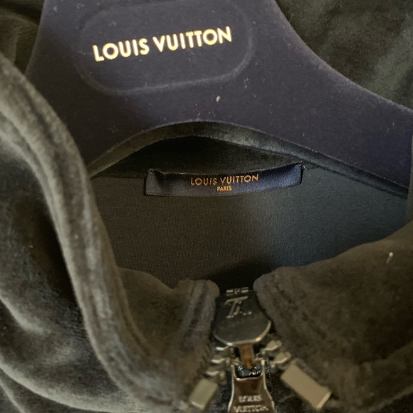 Louis Vuitton/Virgil Abloh Velour Half Zip size Medium - Picture 4 of 10
